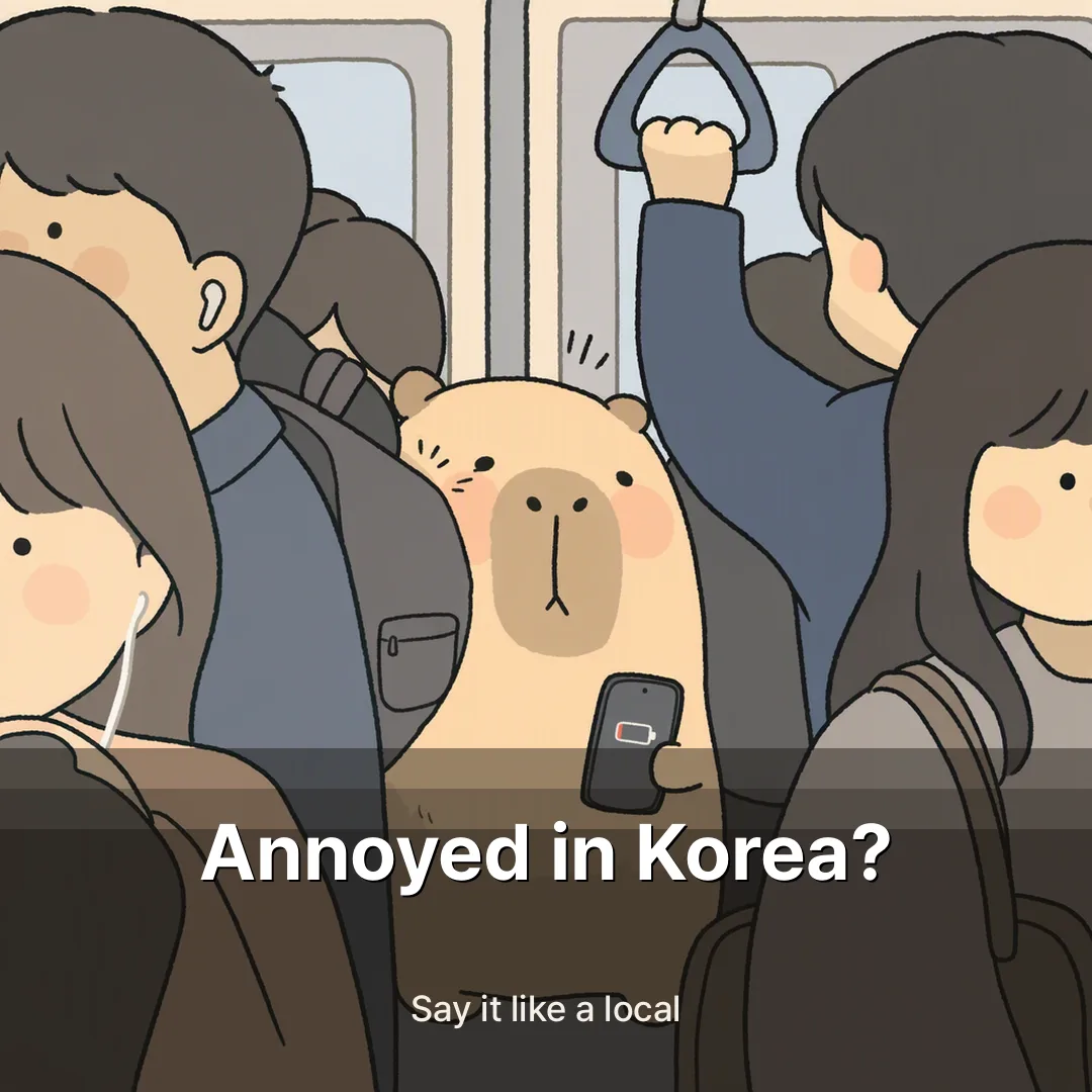 Annoyed in Korea? Instagram phrase list cover